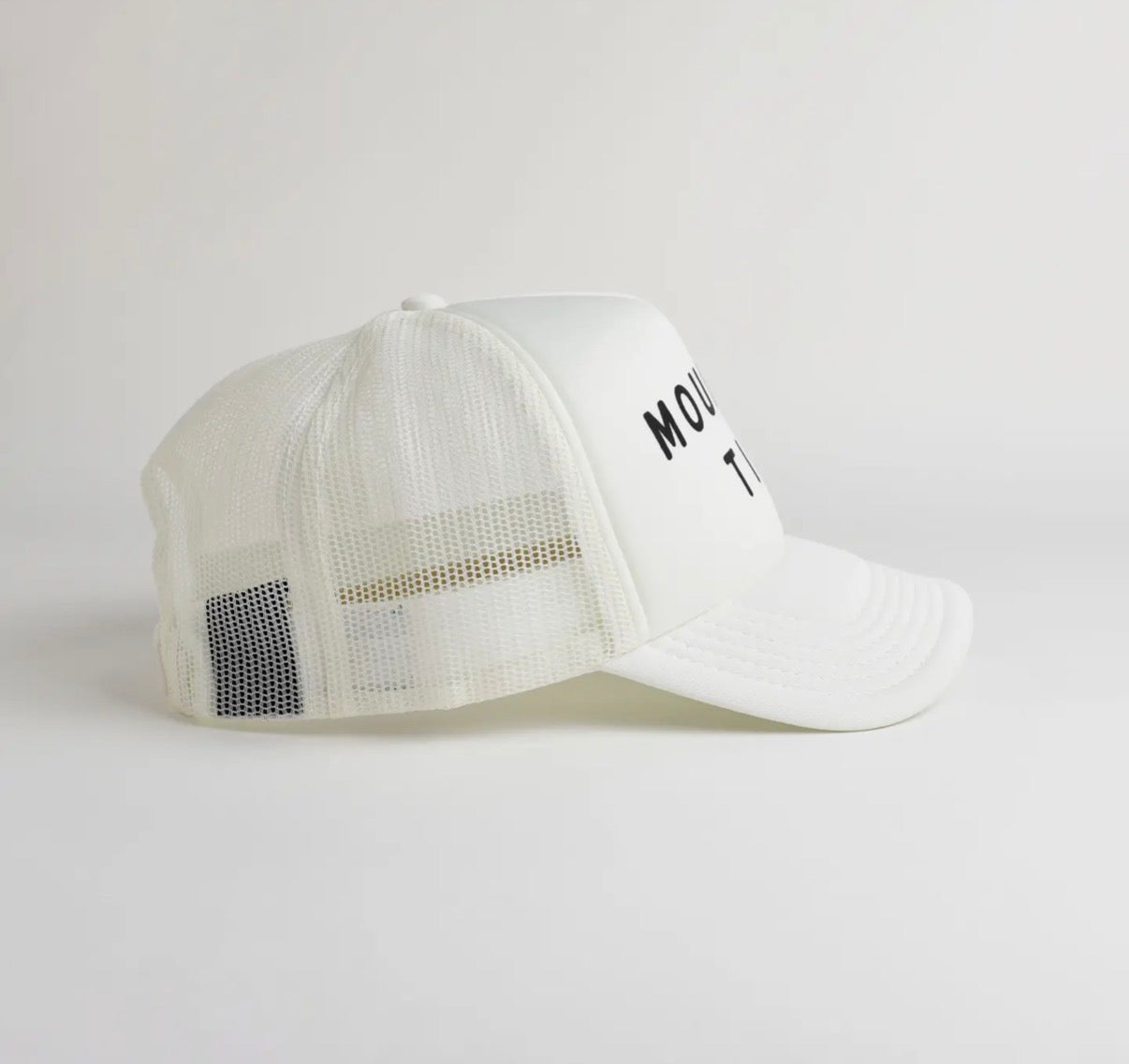 Mountain Time Recycled Trucker Hat | Ivory
