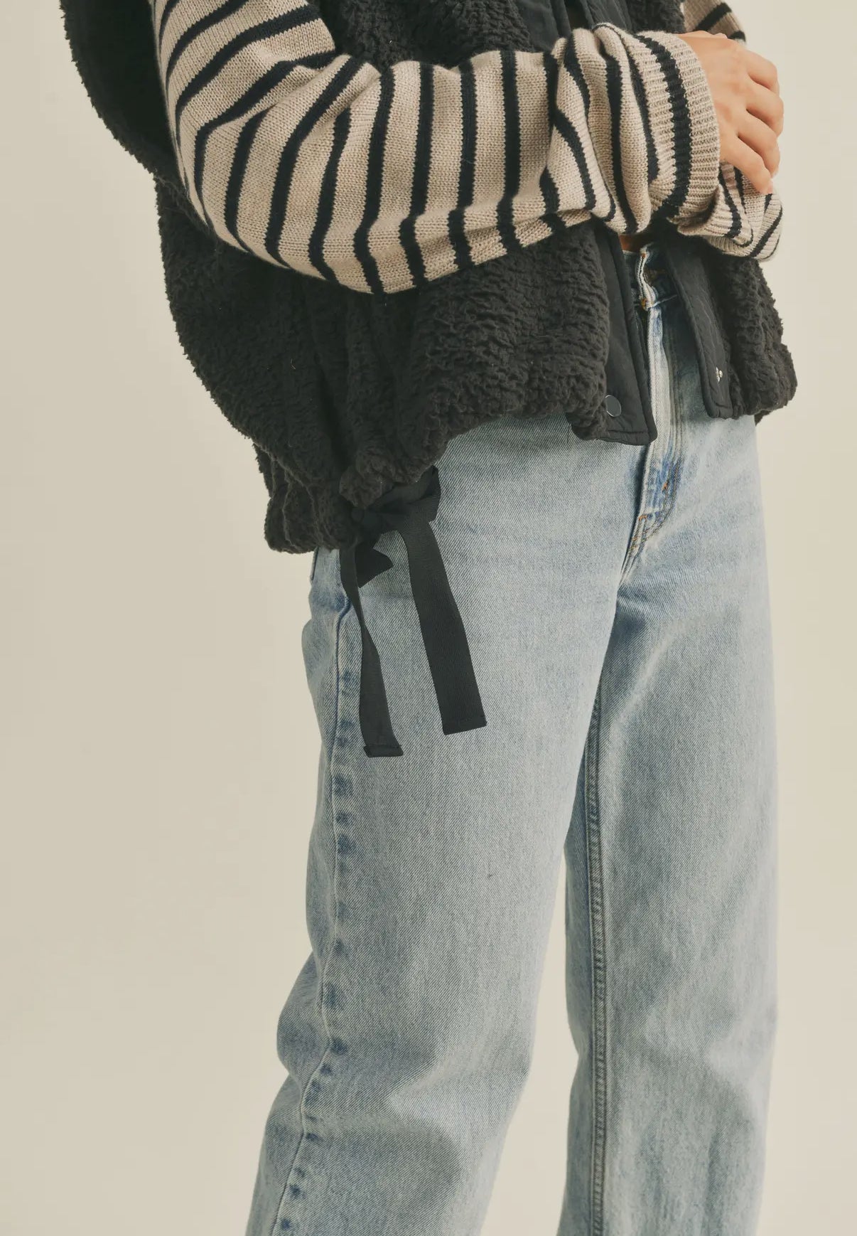 Teddy Utility Vest Jacket