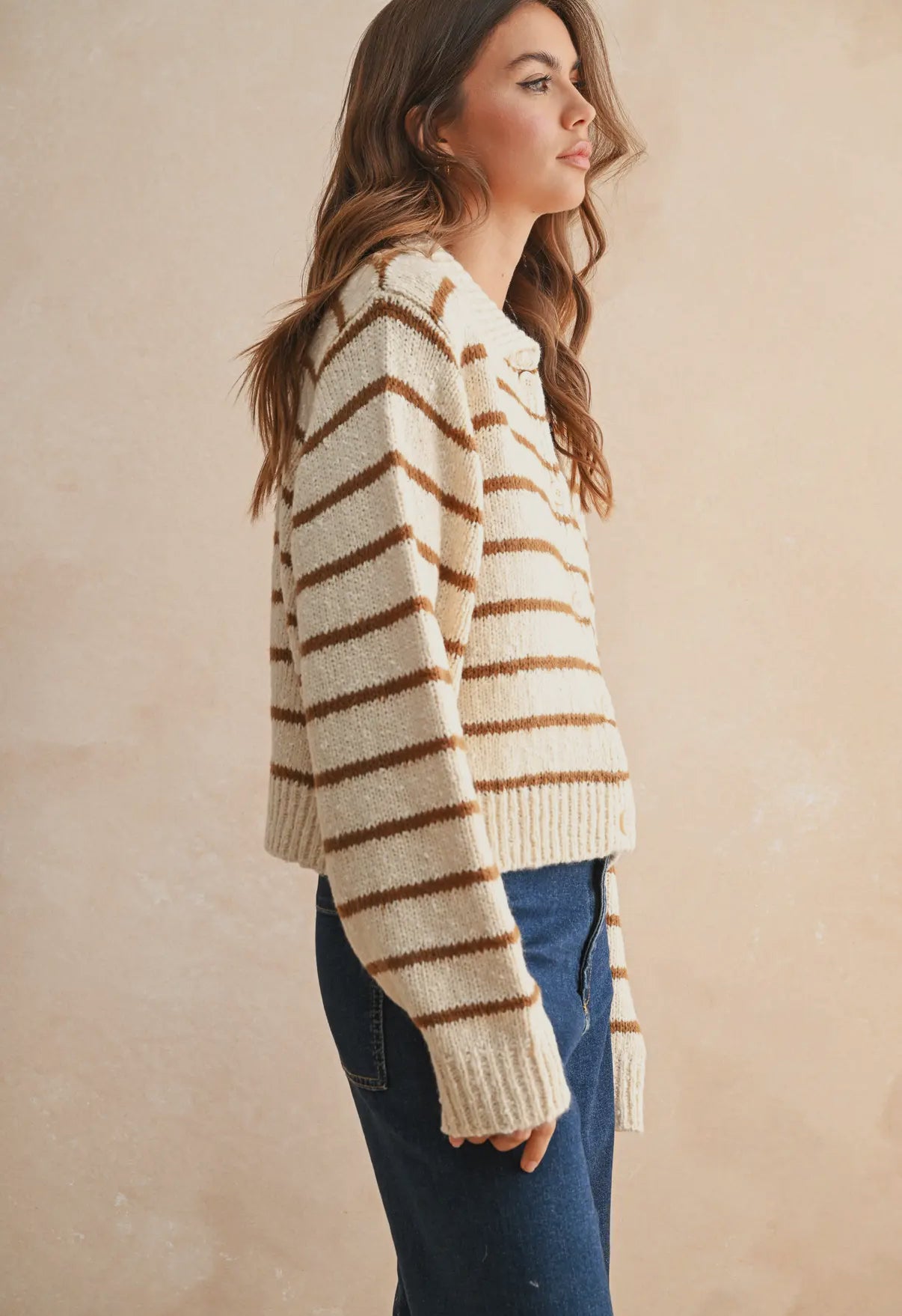 Maya Striped Cardigan