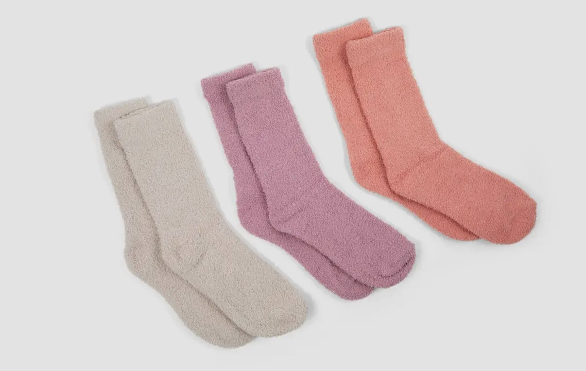 Cozy Cloud Socks | Rosette Pink
