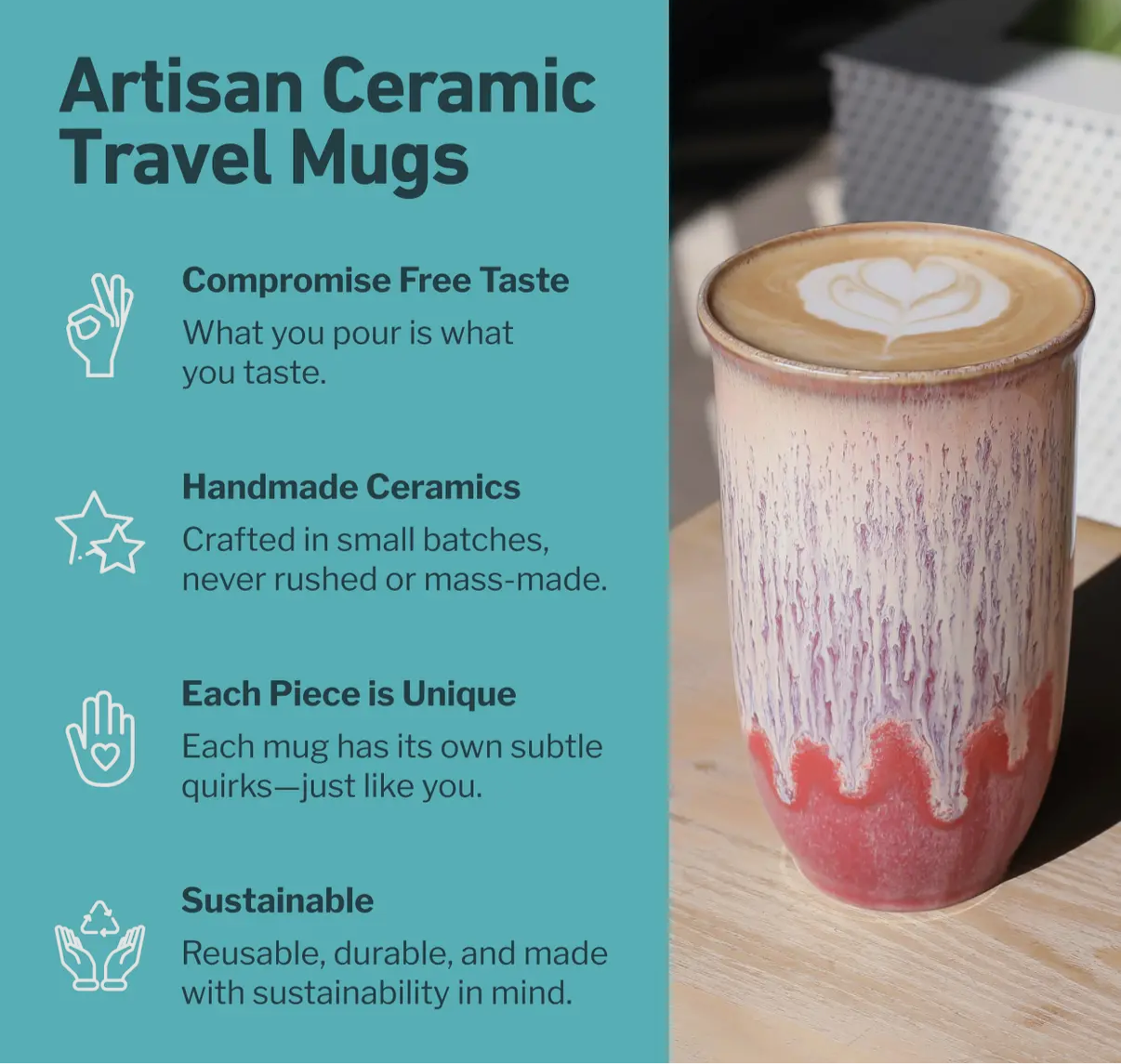 Orchid 14oz Travel Mug