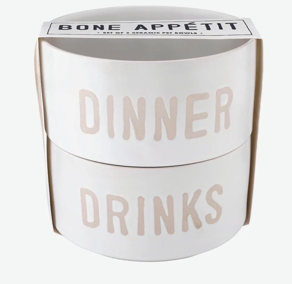 Stackable Pet Bowls | Dinner & Drinks