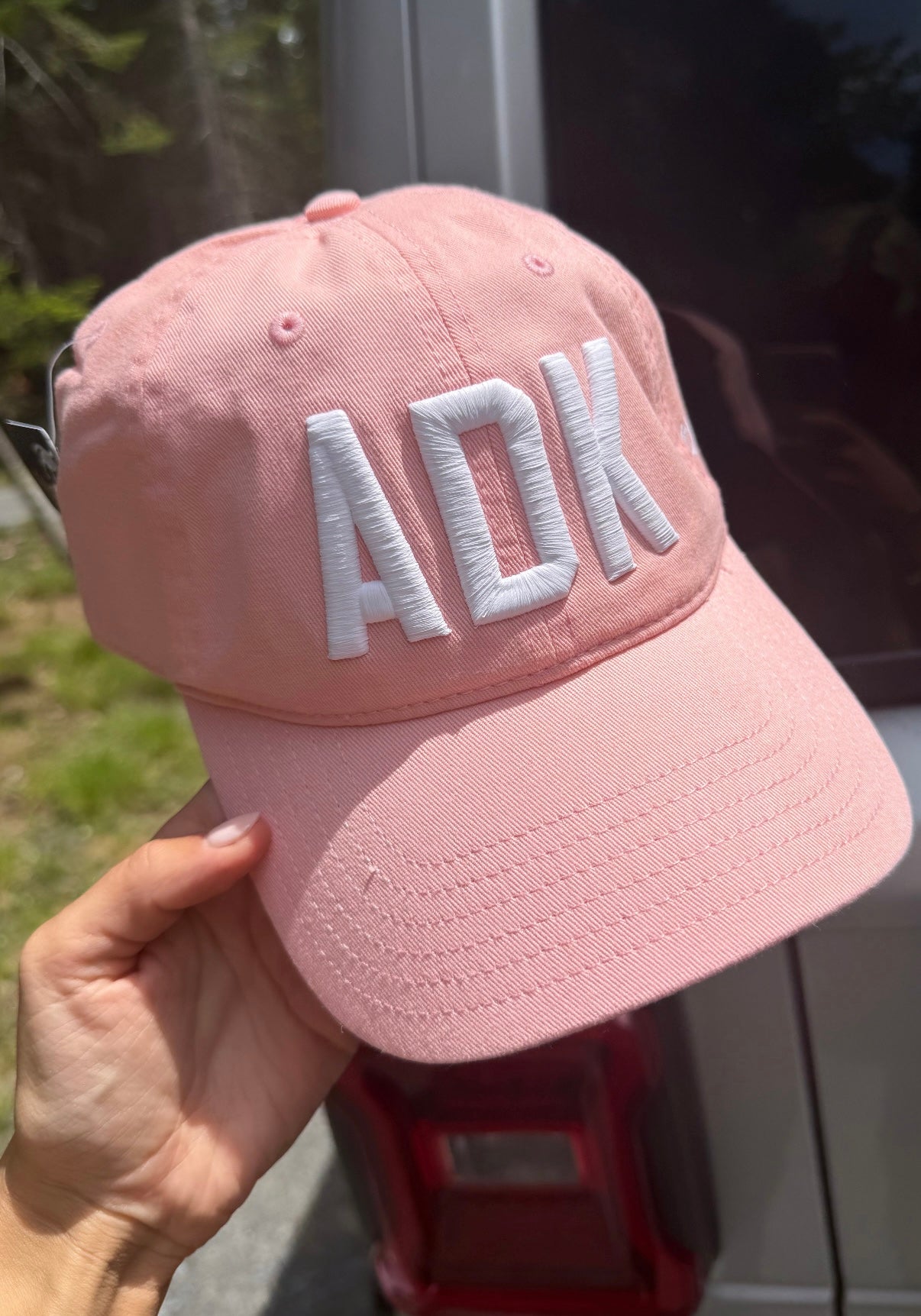 “ADK” Pink Ball Cap