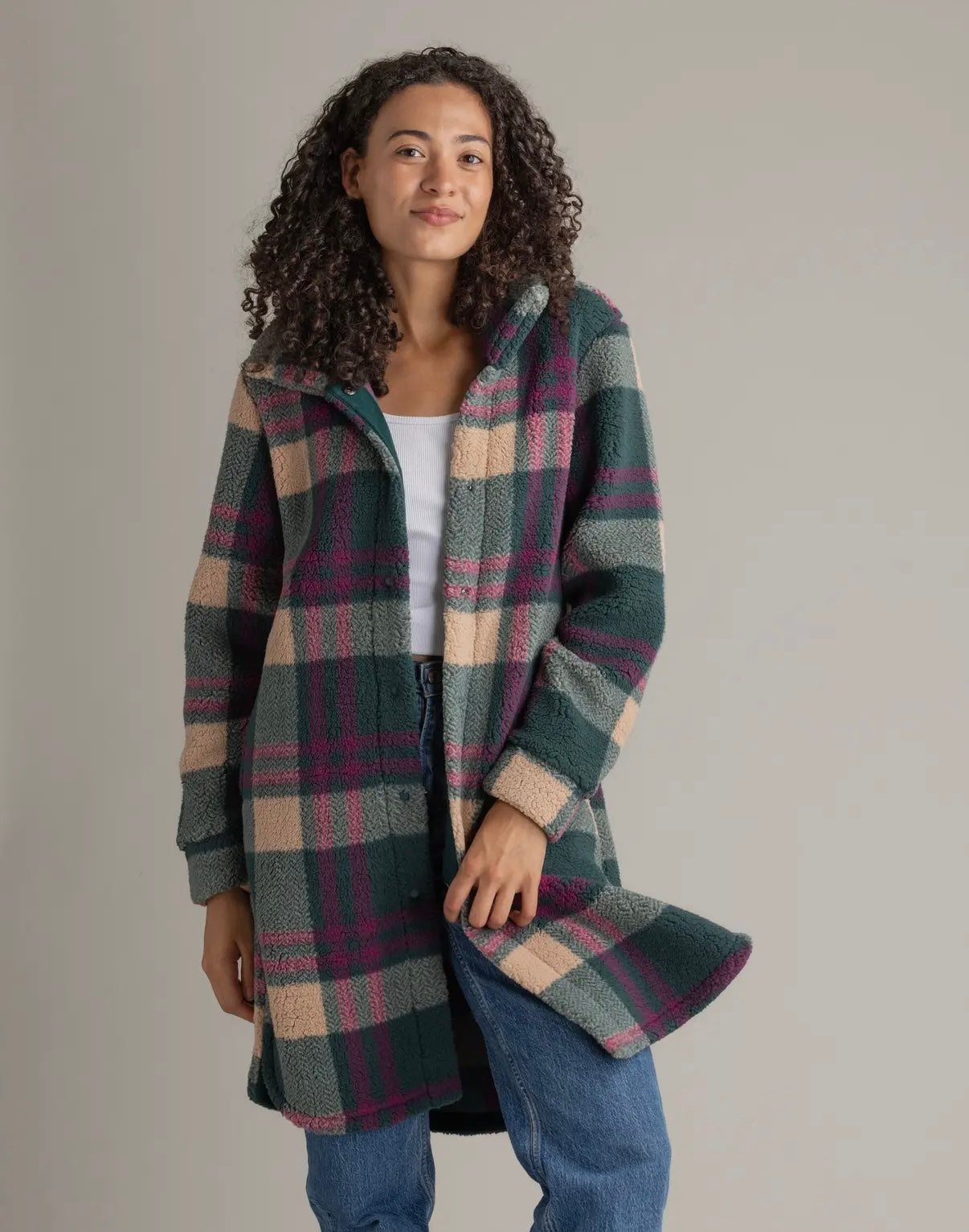 Women’s Amber Long Ultra Plush Sherpa Shacket