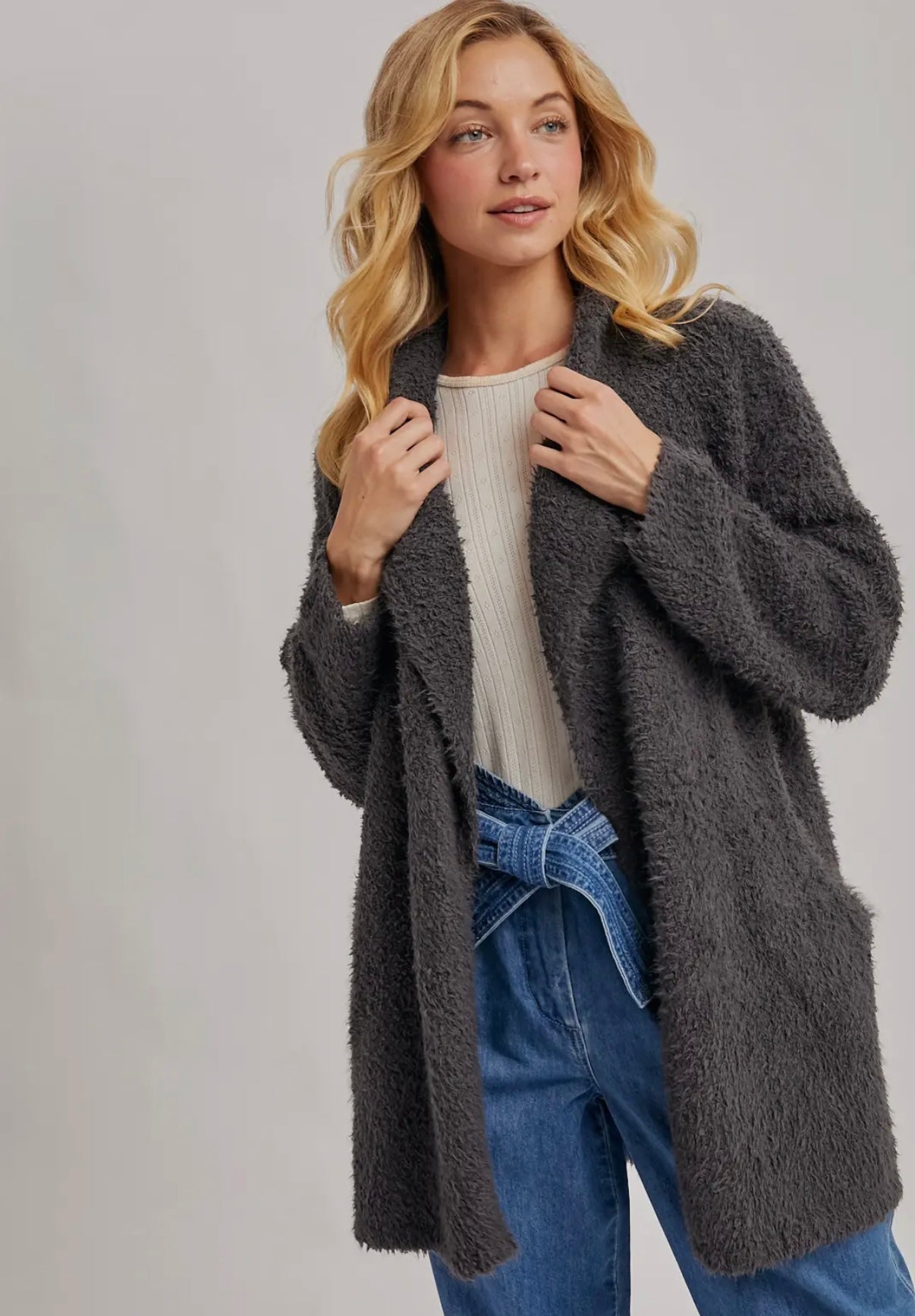 Ash Drape Cardigan