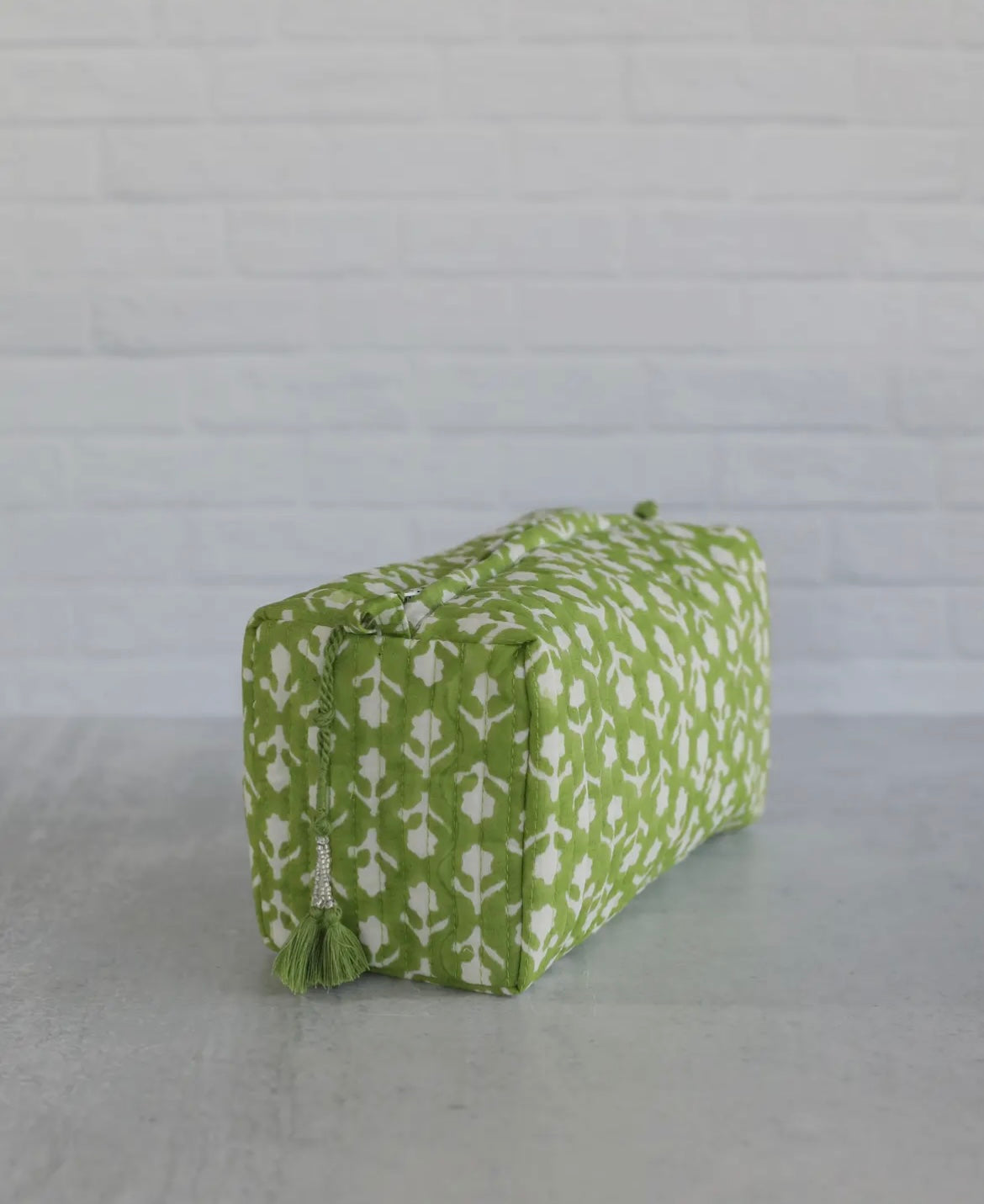 Apple Green Cosmetic Bag