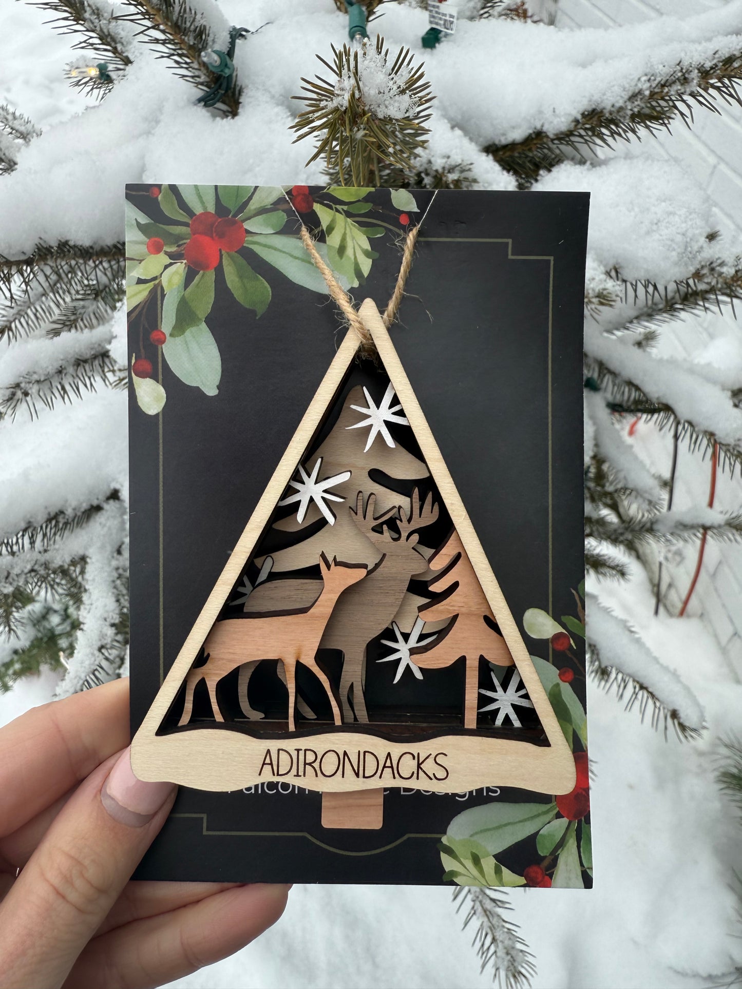 Deer Christmas Tree Ornament