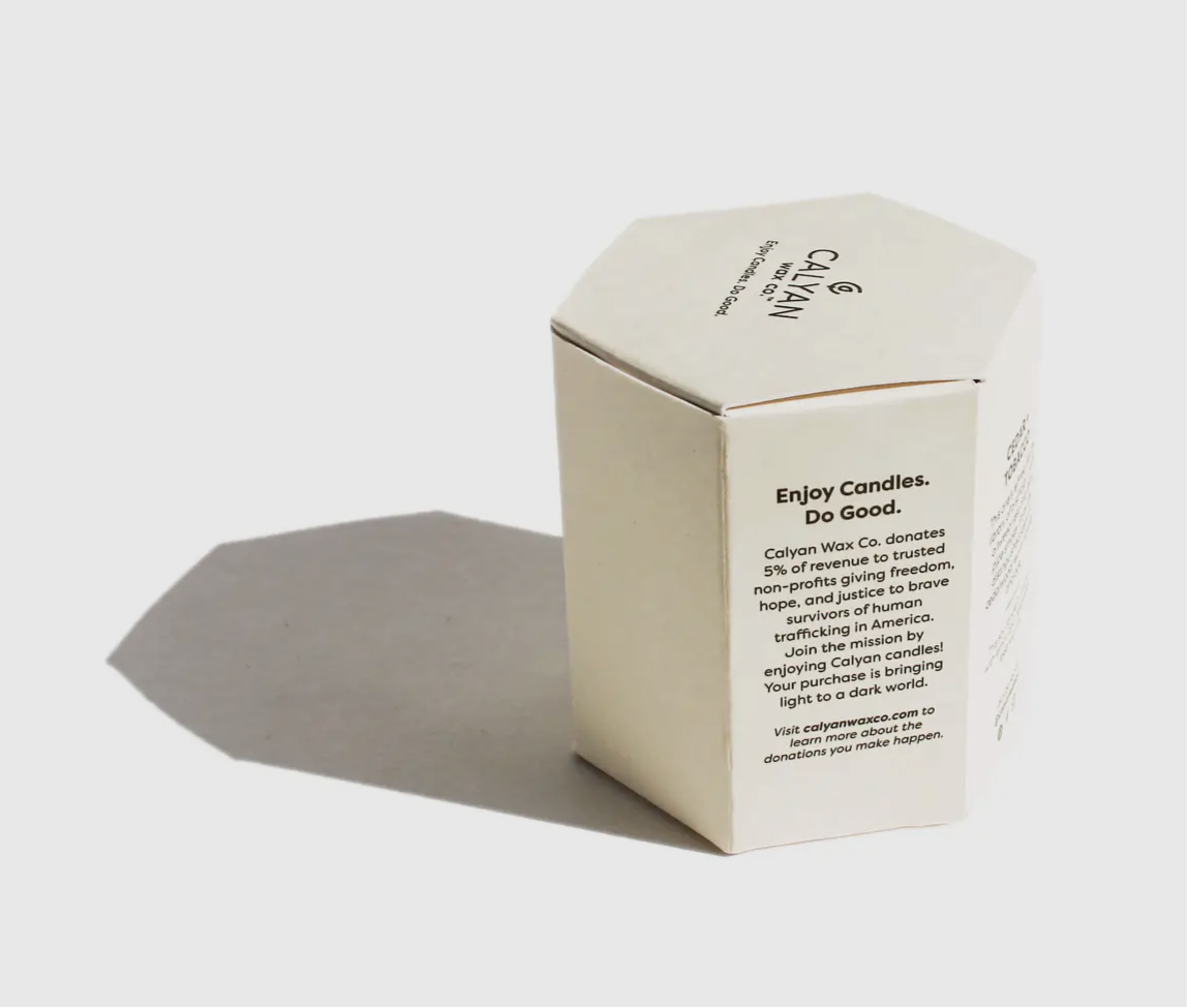 Redwood + Vanilla Glass Tumbler Soy Candle