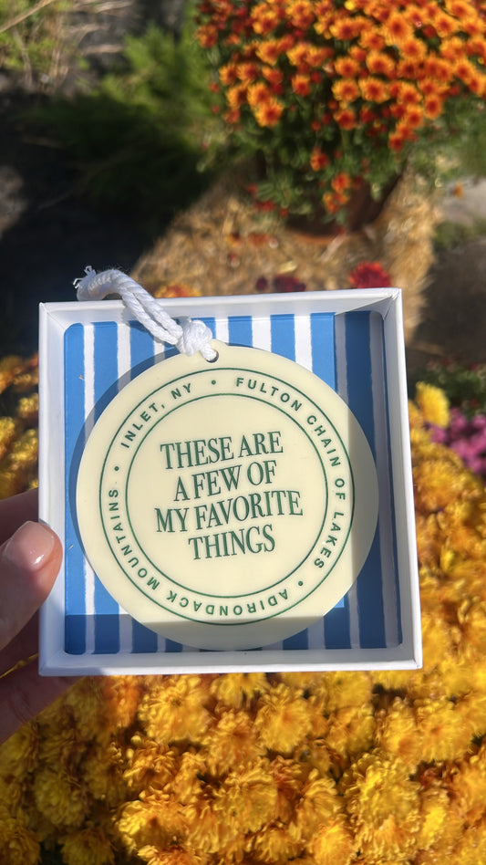 “A Few of My Favorite Things” Ornament