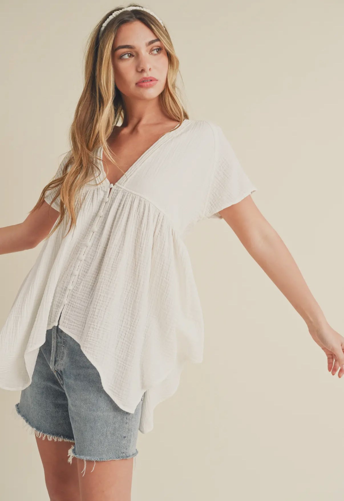 Florise Button Down Blouse