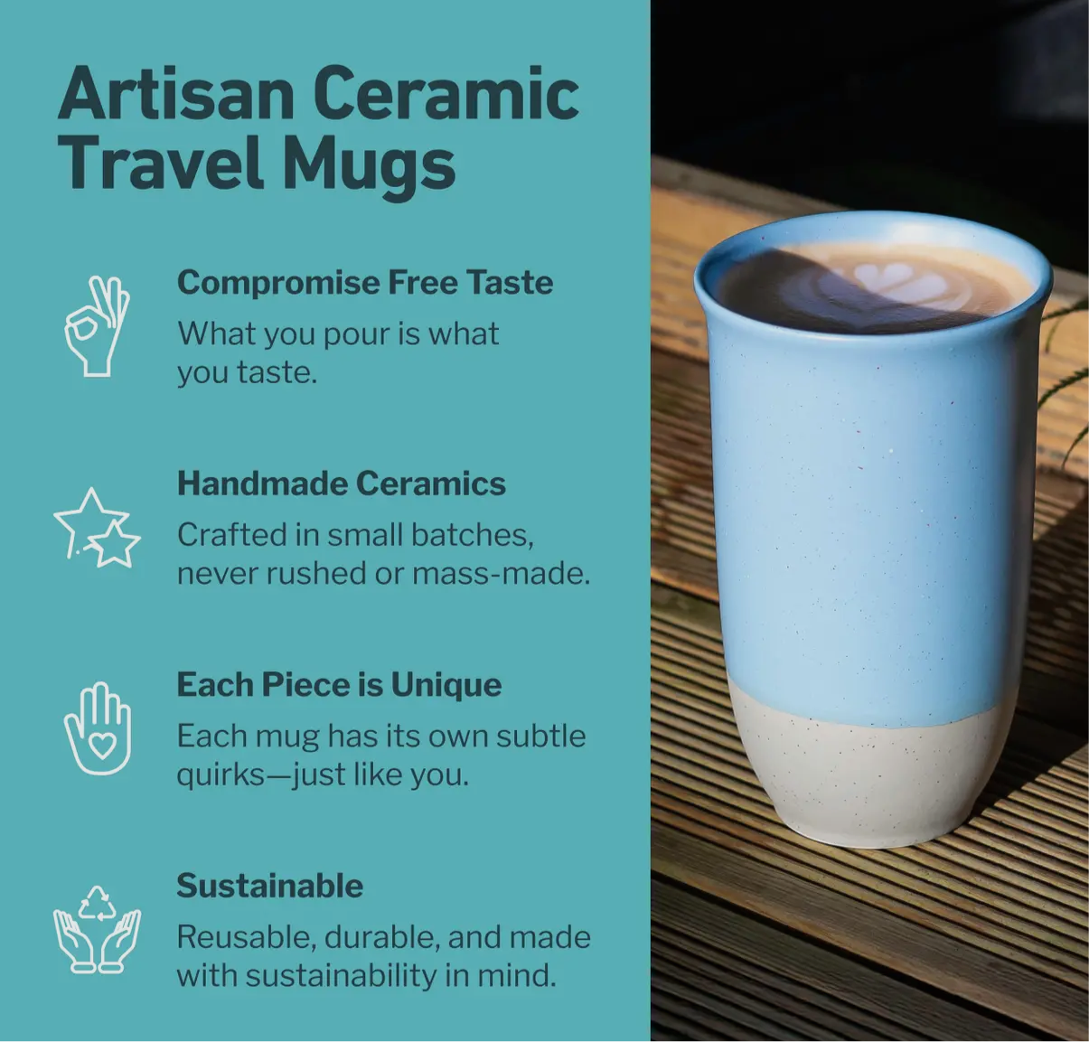 Coastal Drift 14oz Travel Mug