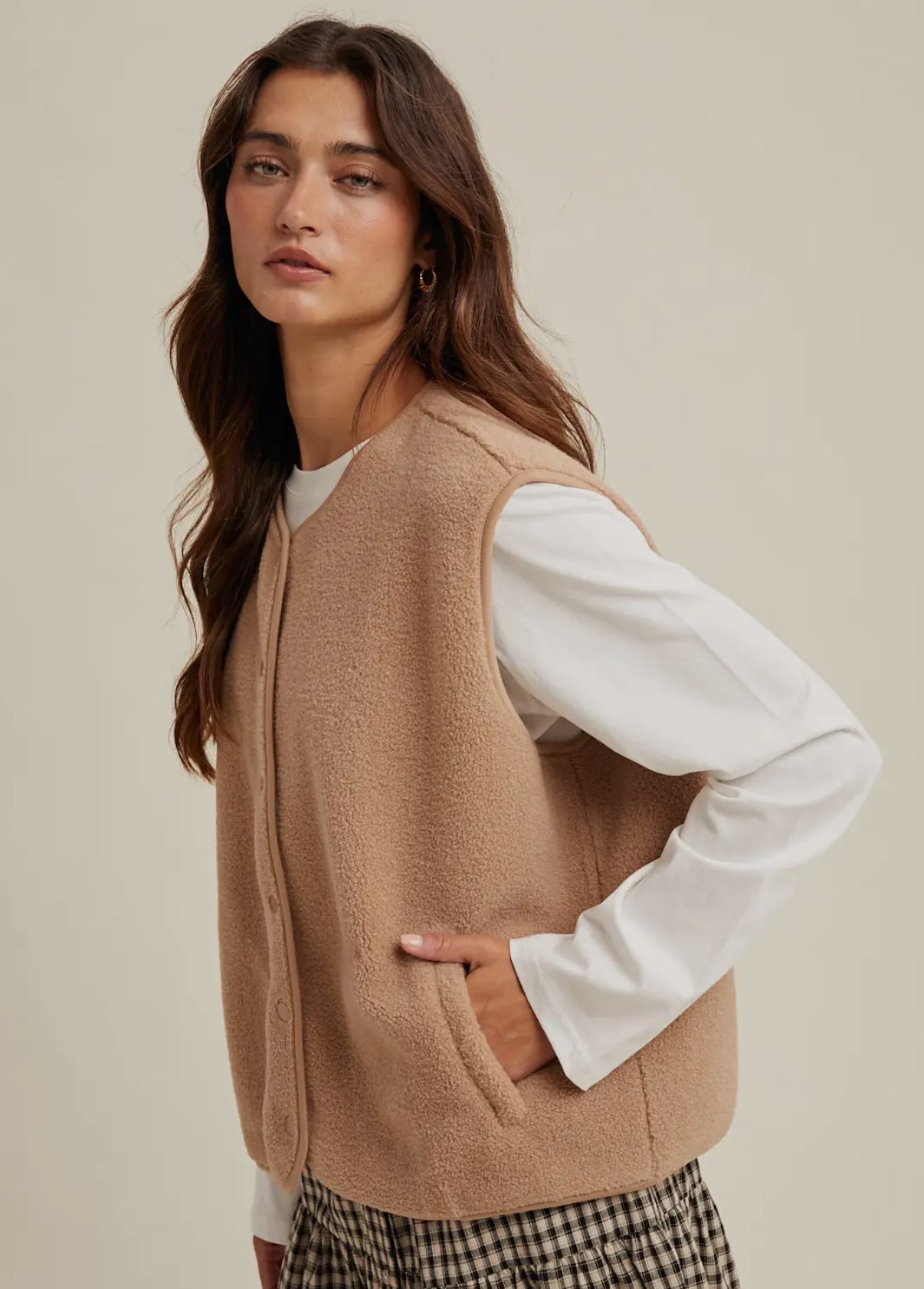 Hattie Sherpa Vest