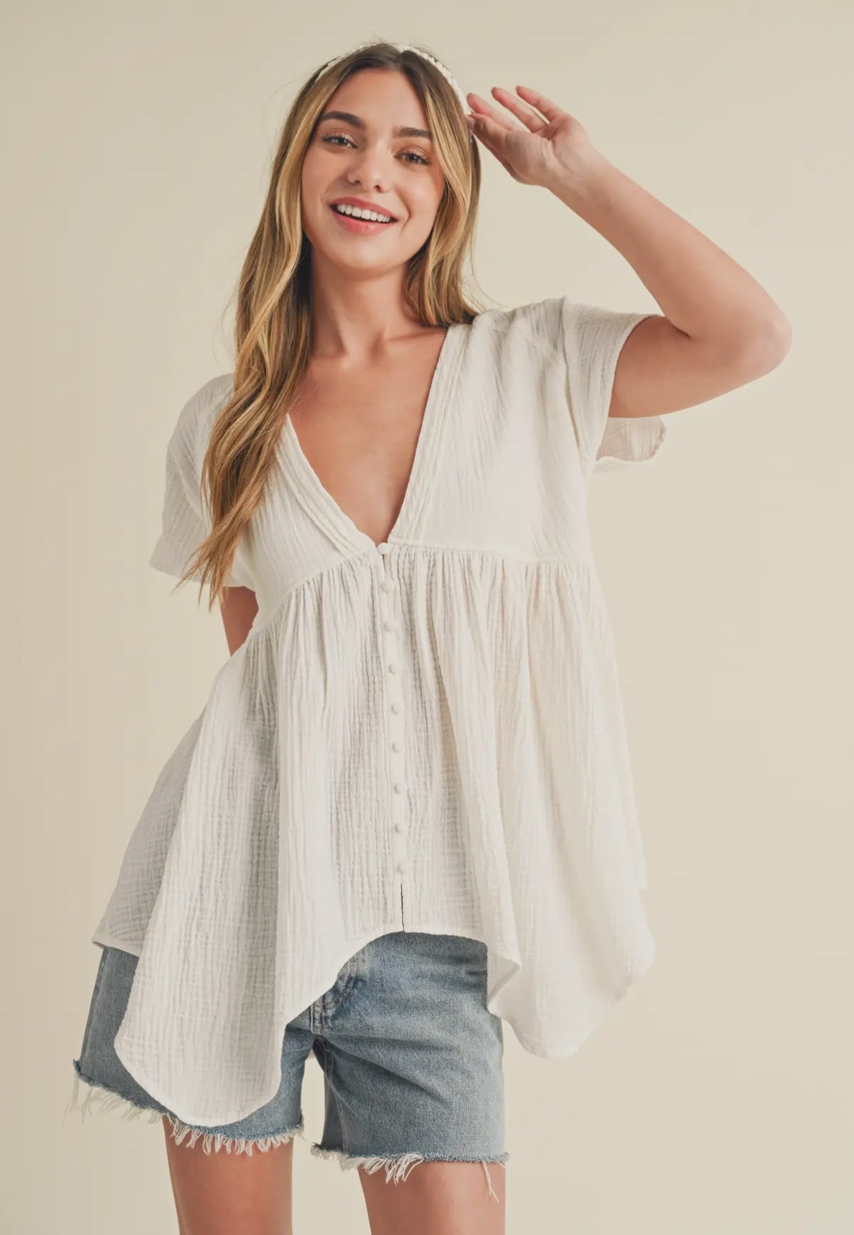 Florise Button Down Blouse