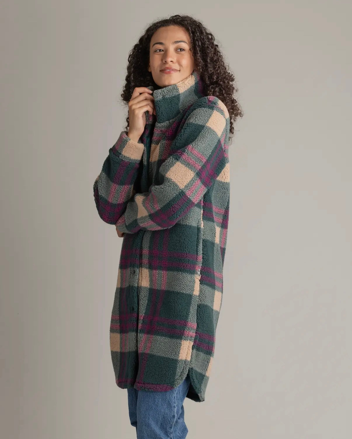 Women’s Amber Long Ultra Plush Sherpa Shacket