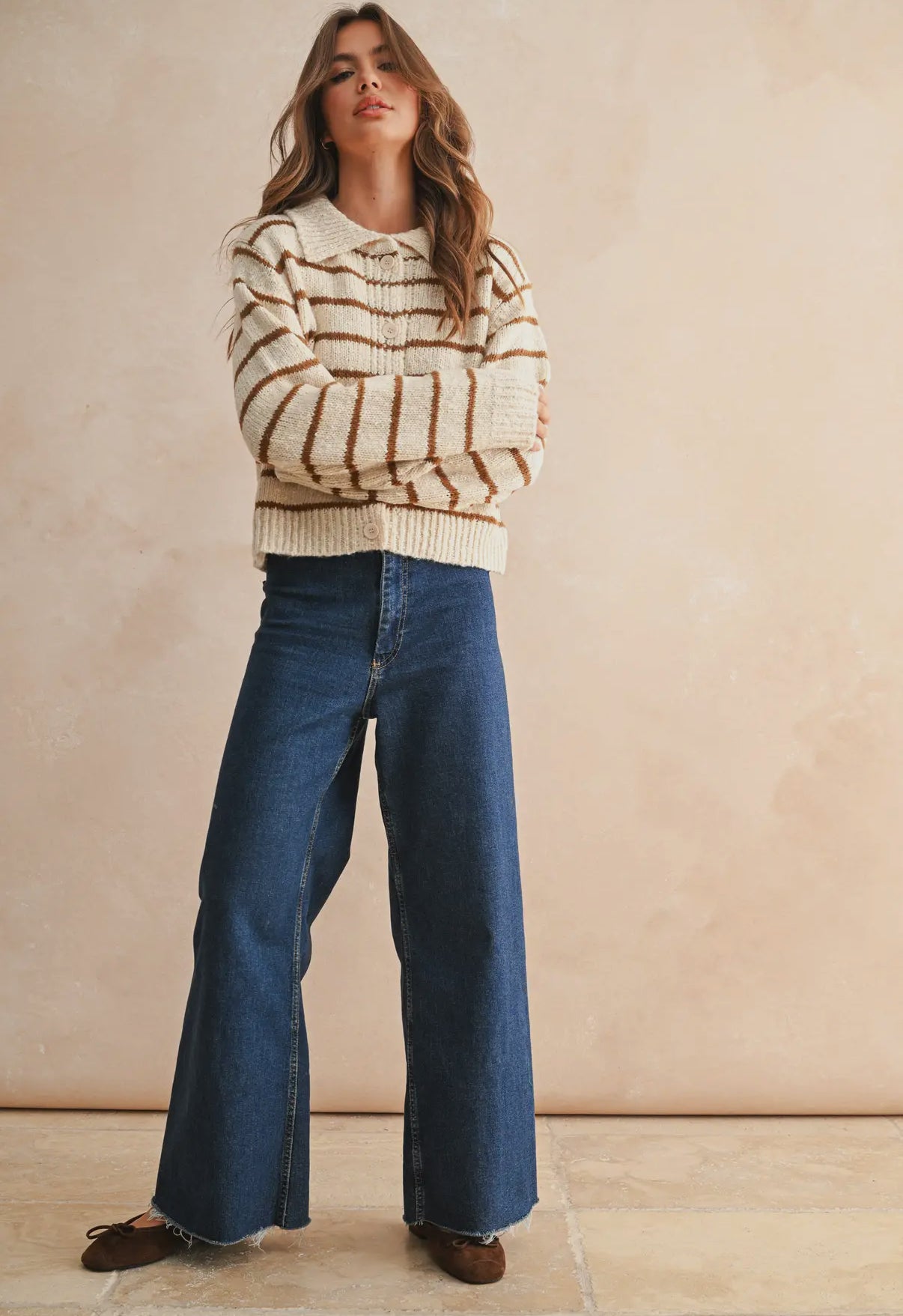 Maya Striped Cardigan