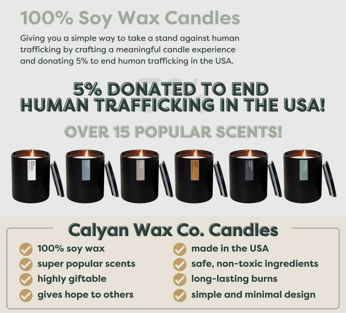 Evergreen + Eucalyptus Tumbler Soy Candle
