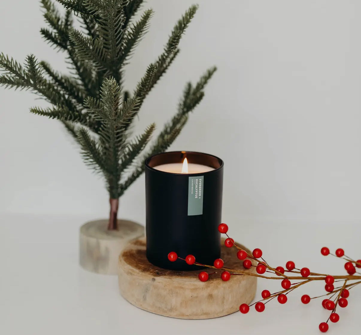 Evergreen + Eucalyptus Tumbler Soy Candle