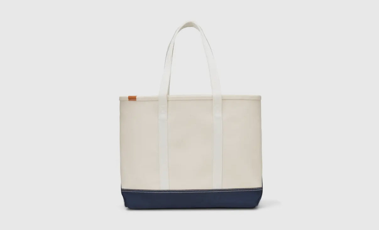 “ADK” Navy Canvas Tote