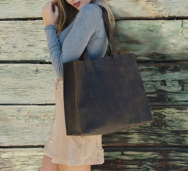 Raw Edge Tote Bag