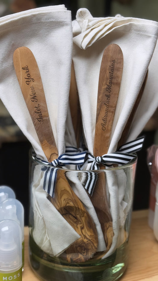 Serving Spoon & Towel Gift Set