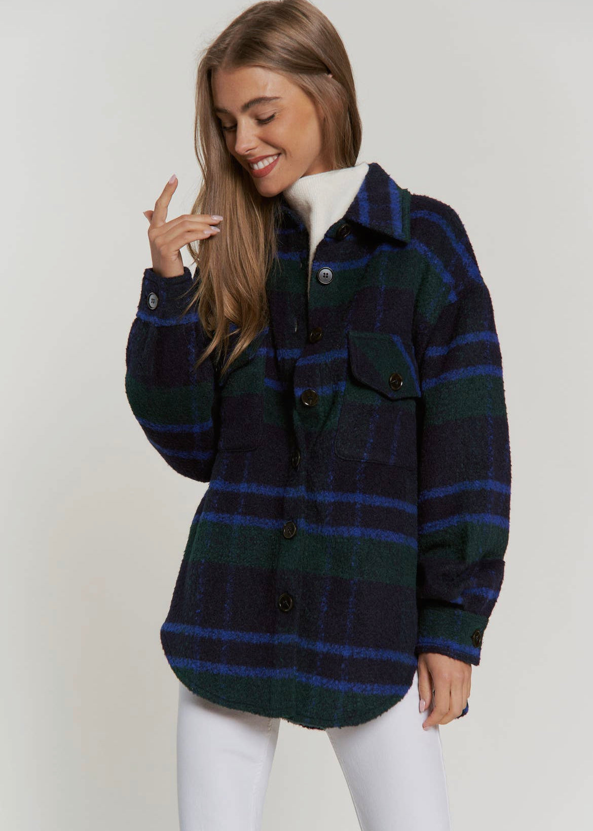 Adirondack plaid wool on sale jacket