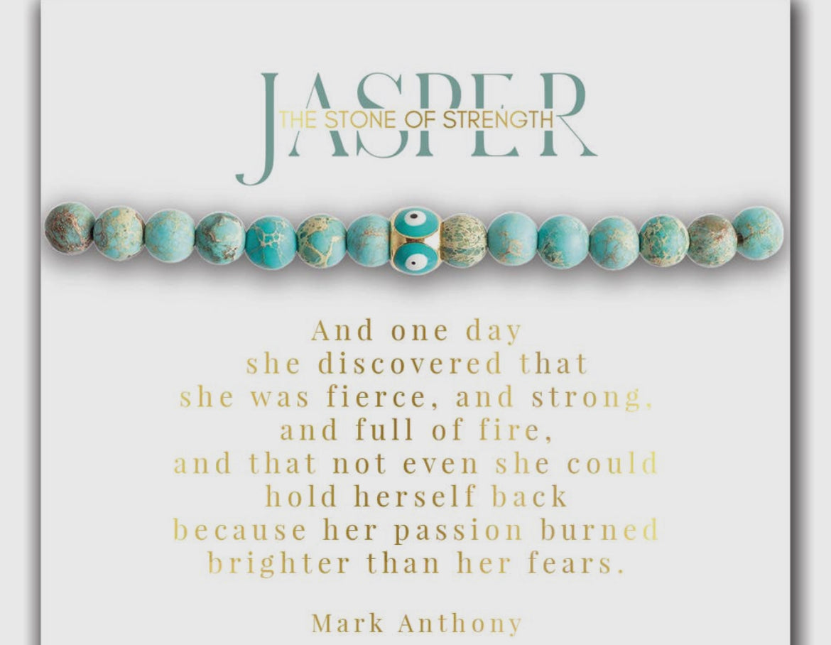 Evil Eye Symbolic Stone Bracelet