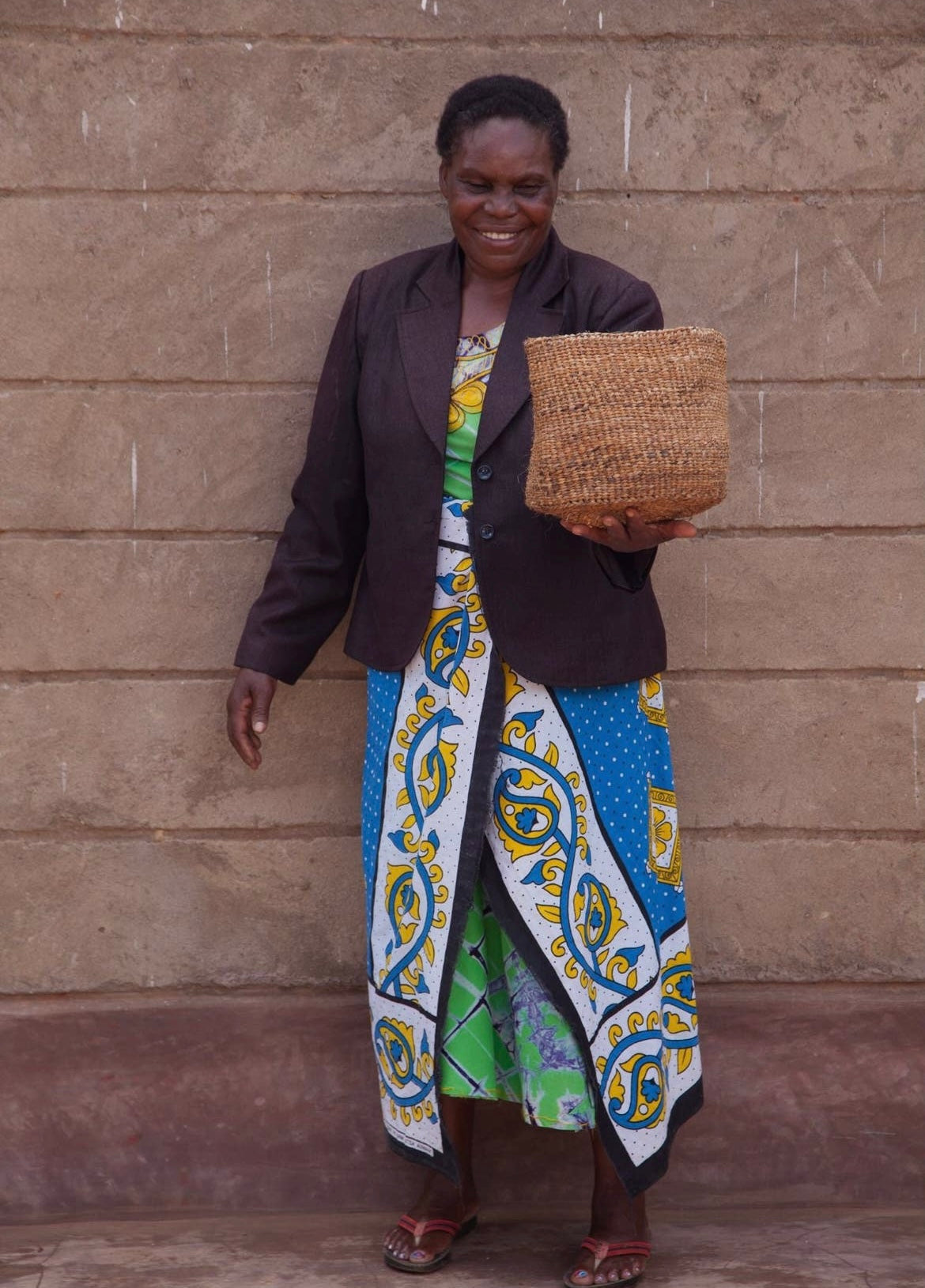 Banana Fibre Handwoven Basket