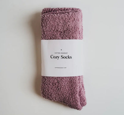 Cozy Cloud Socks | Orchid Purple