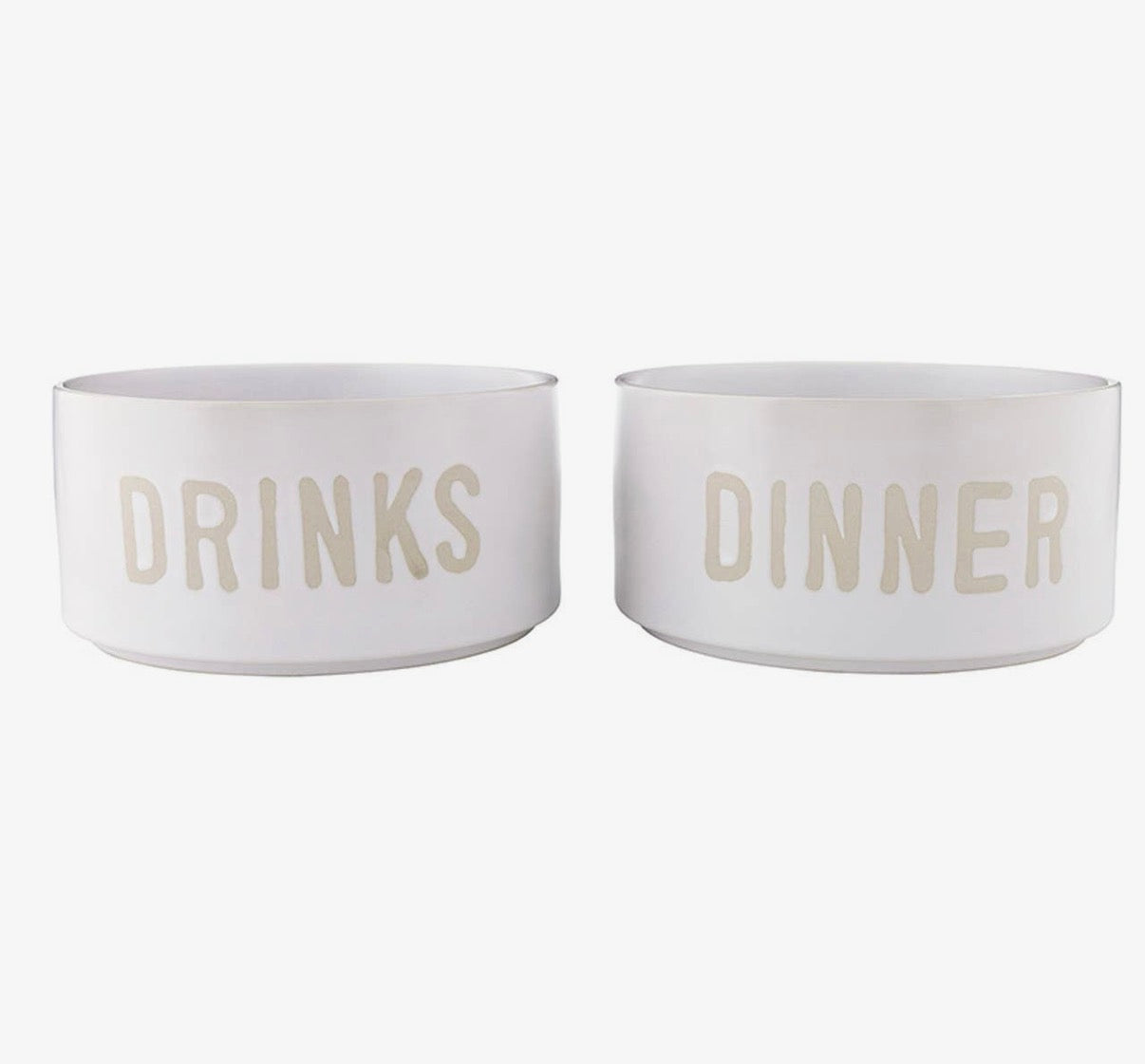 Stackable Pet Bowls | Dinner & Drinks