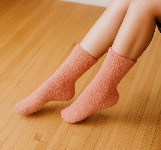 Cozy Cloud Socks | Rosette Pink