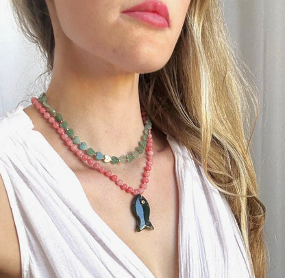 Hooked on You Beaded Necklace