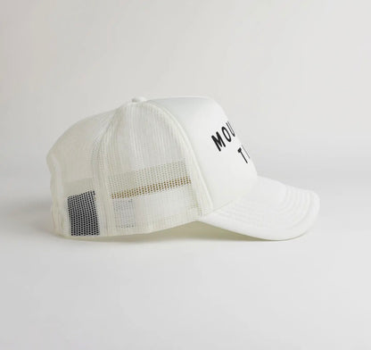 Mountain Time Recycled Trucker Hat | Ivory