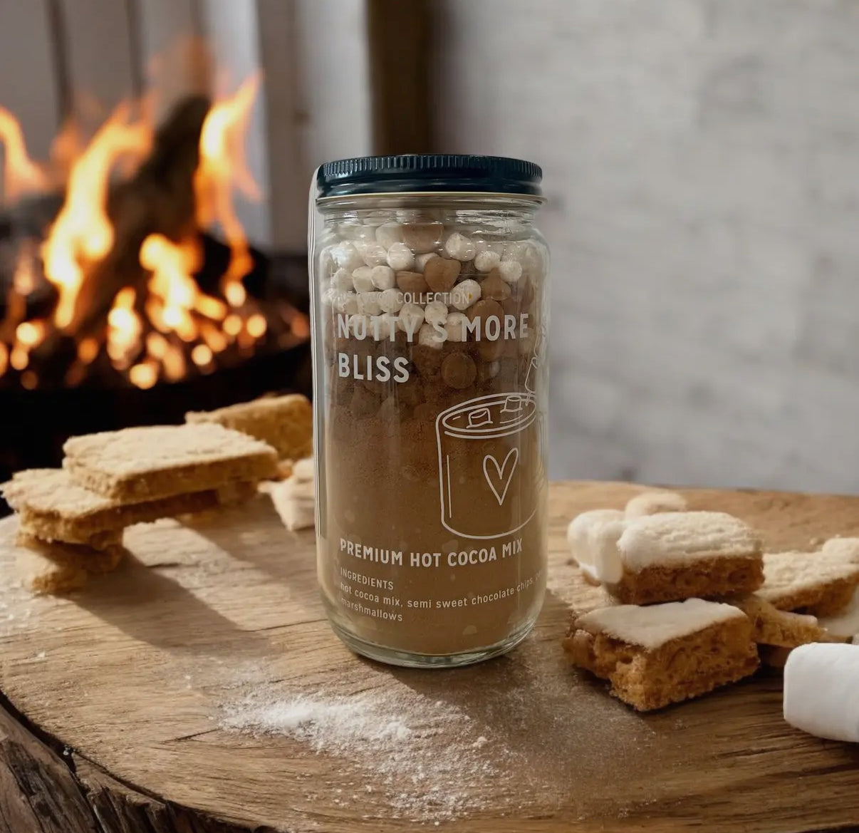 “Nutty S’more Bliss” | Hot Coco Mix Jar