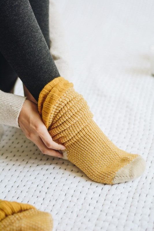 Knitted Lounge Socks *