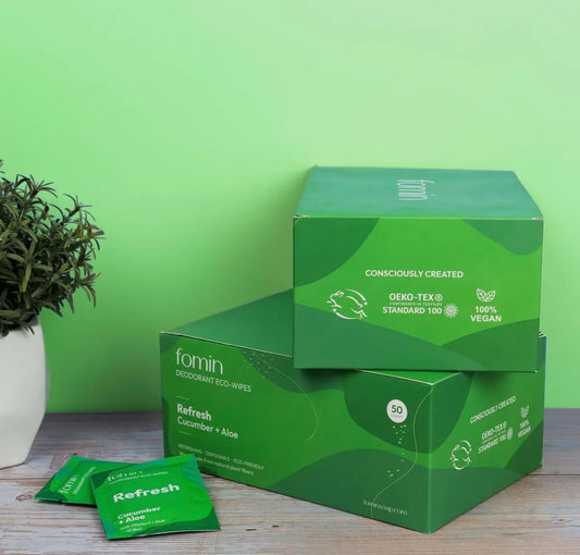 Deodorant Wipes - Cucumber + Aloe
