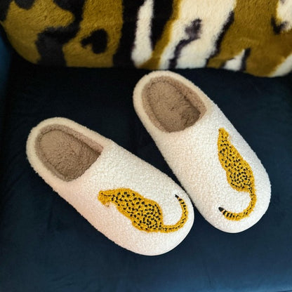 Sitting So Cool Cheetah Lounge Slippers *