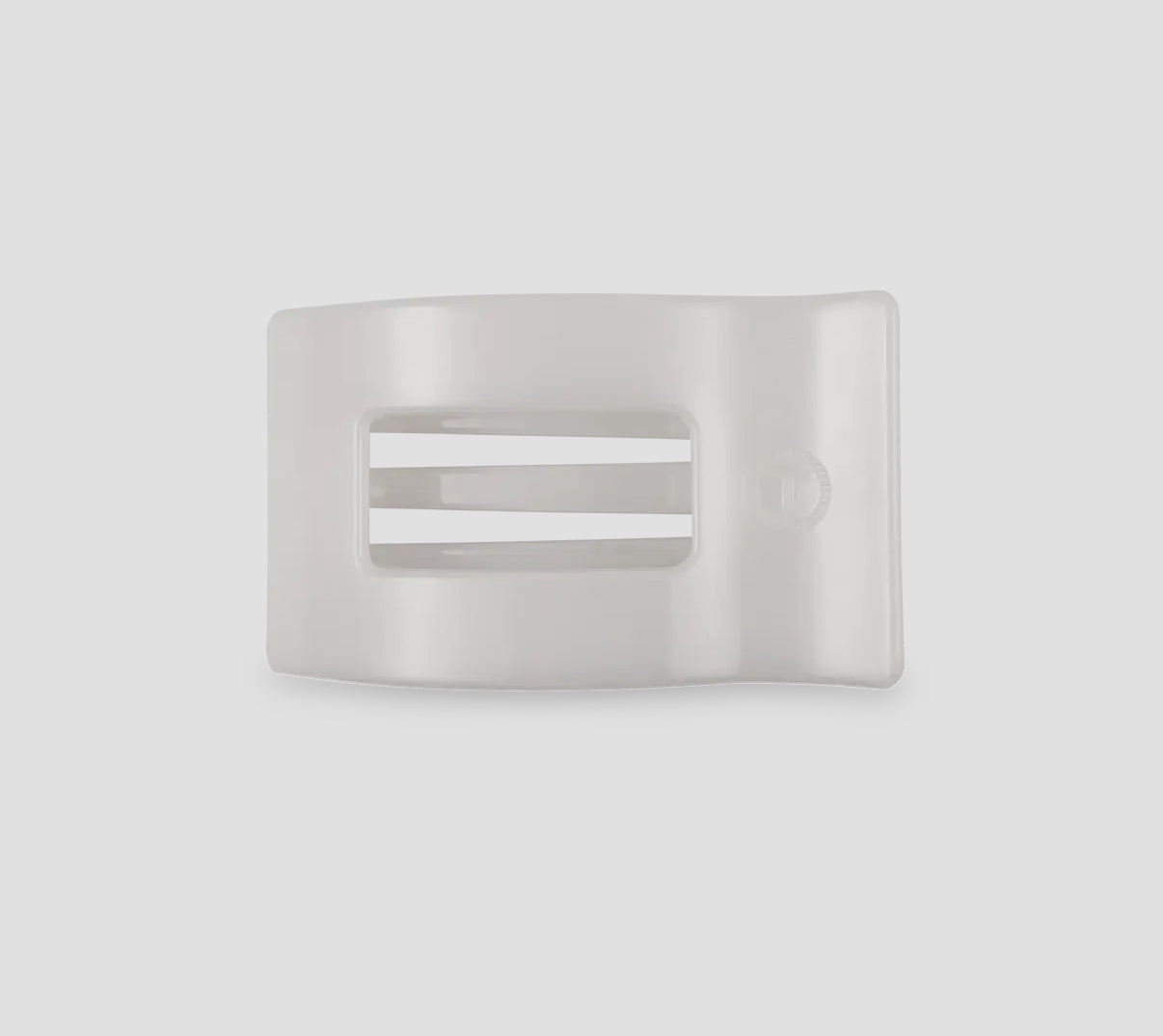 Flat Rectangle Hair Clip | Small | Coconut