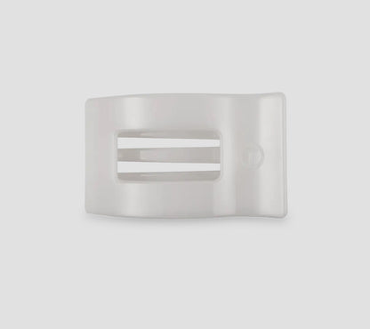 Flat Rectangle Hair Clip | Small | Coconut