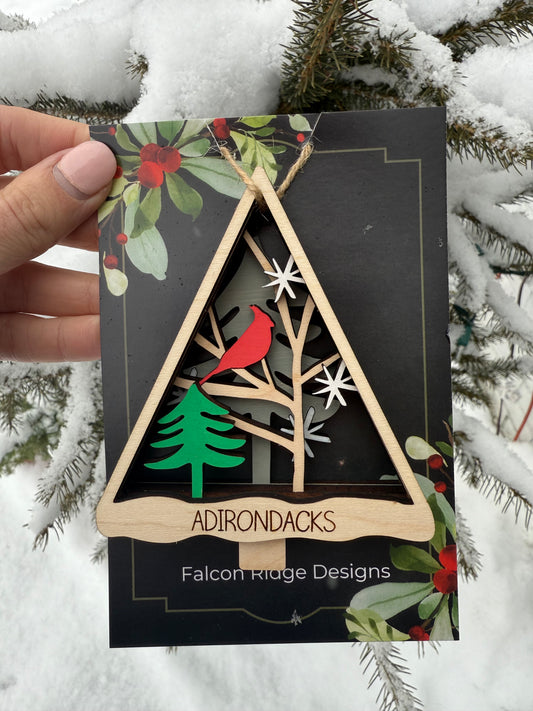 Cardinal Christmas Tree Ornament