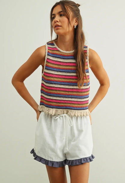 Summer Carnival Knit Tank