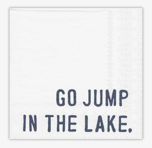 “Go Jump In The Lake” Cocktail Napkins
