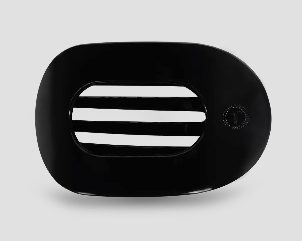 Black Round Flat Clip | LARGE