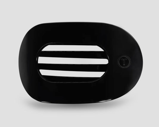 Black Round Flat Clip | LARGE