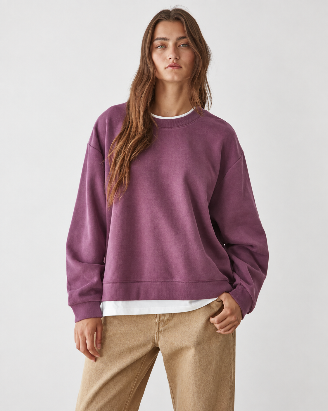 Vintage Plum Crewneck