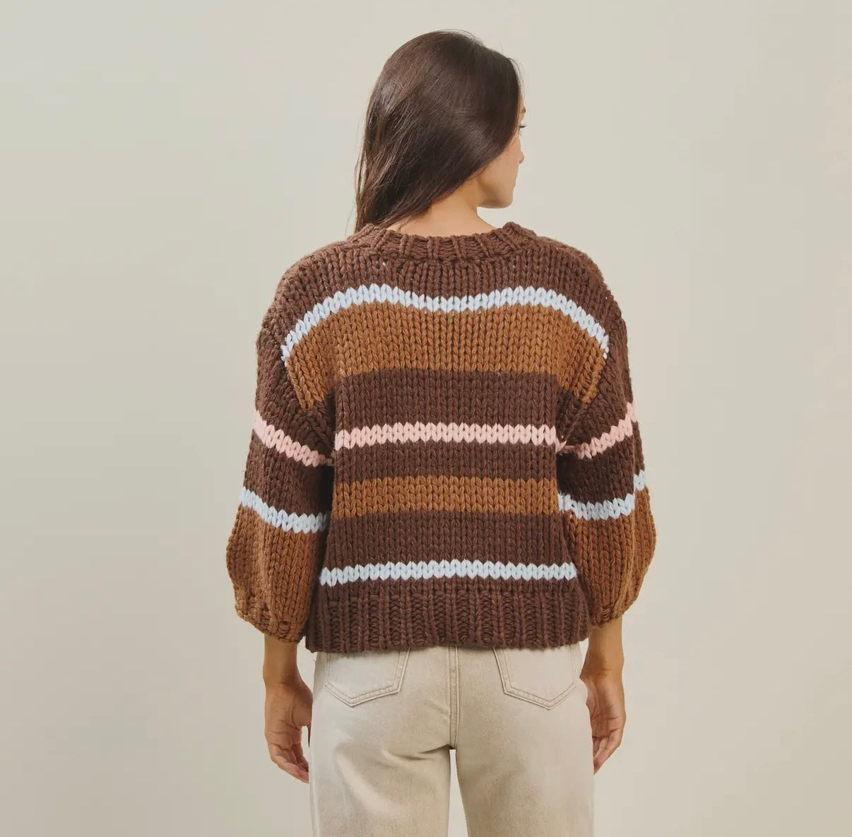 Mocha Chunky Cardigan
