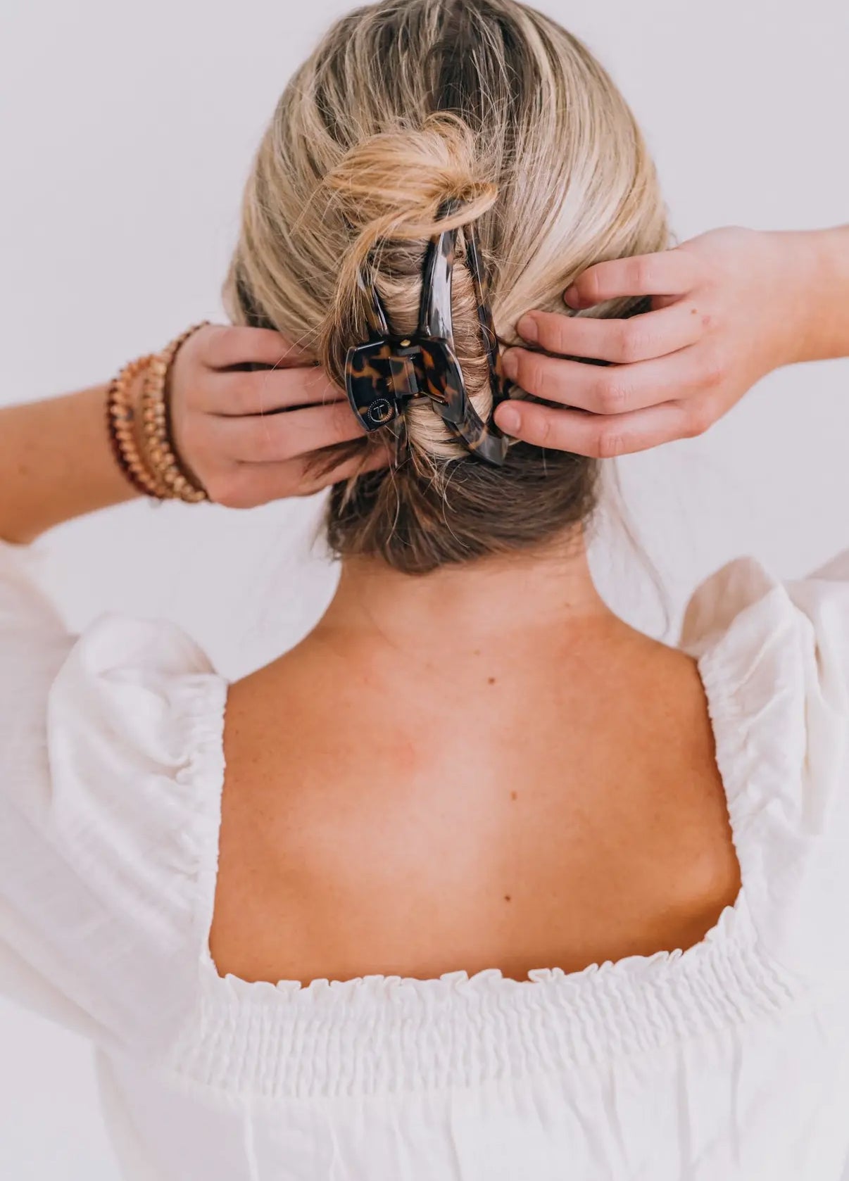 Tortoise Open Hair Clip | Large