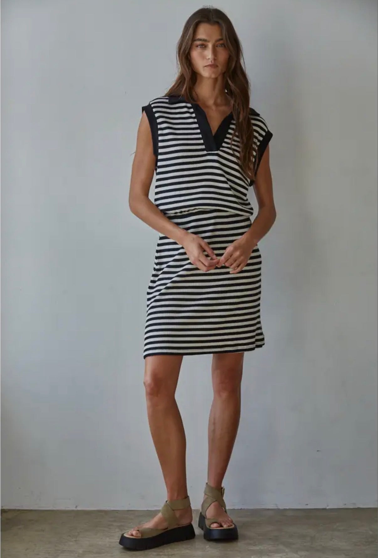 The Harbor Stripe Dress