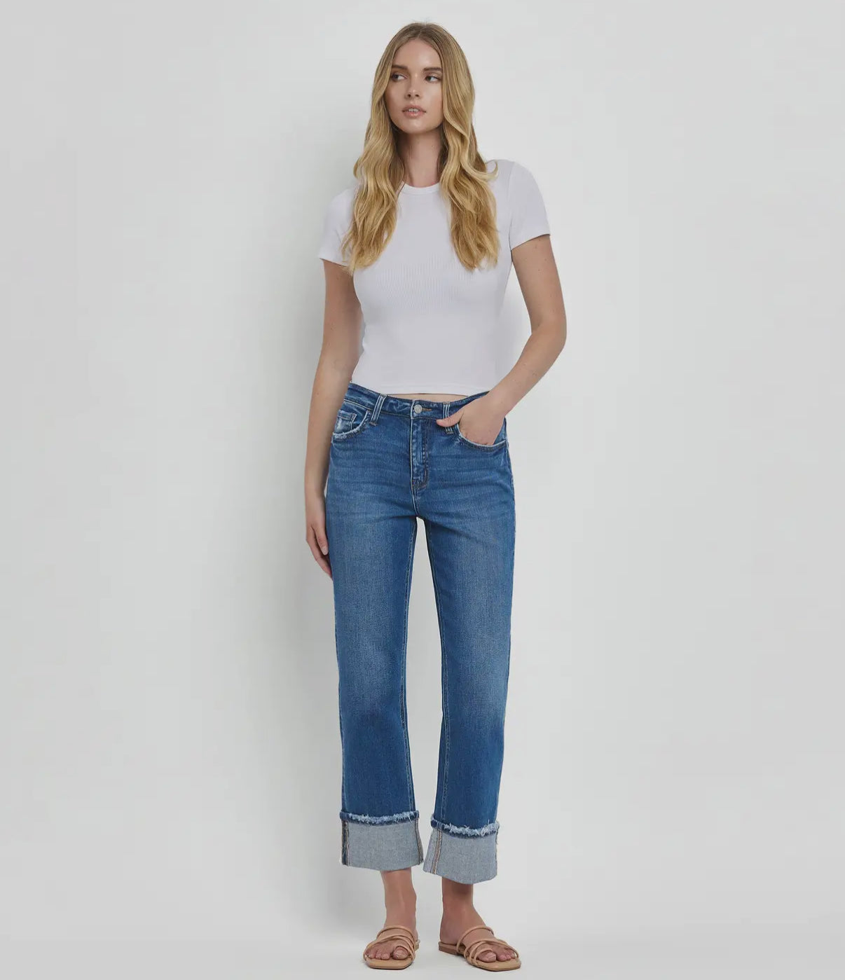 Victoria Cuffed Jean