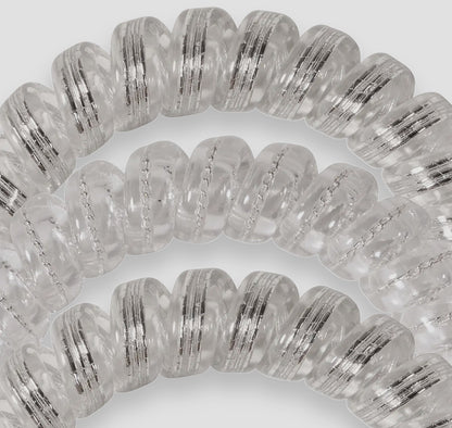 Spiral Hair Coils | Large | Silver Slay
Hair Ties