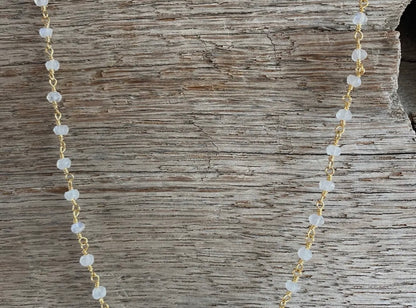 Beaded Moonstone Necklace